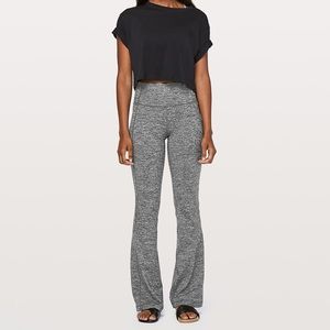 Charcoal grey “grove pant flare” by lululemon pant